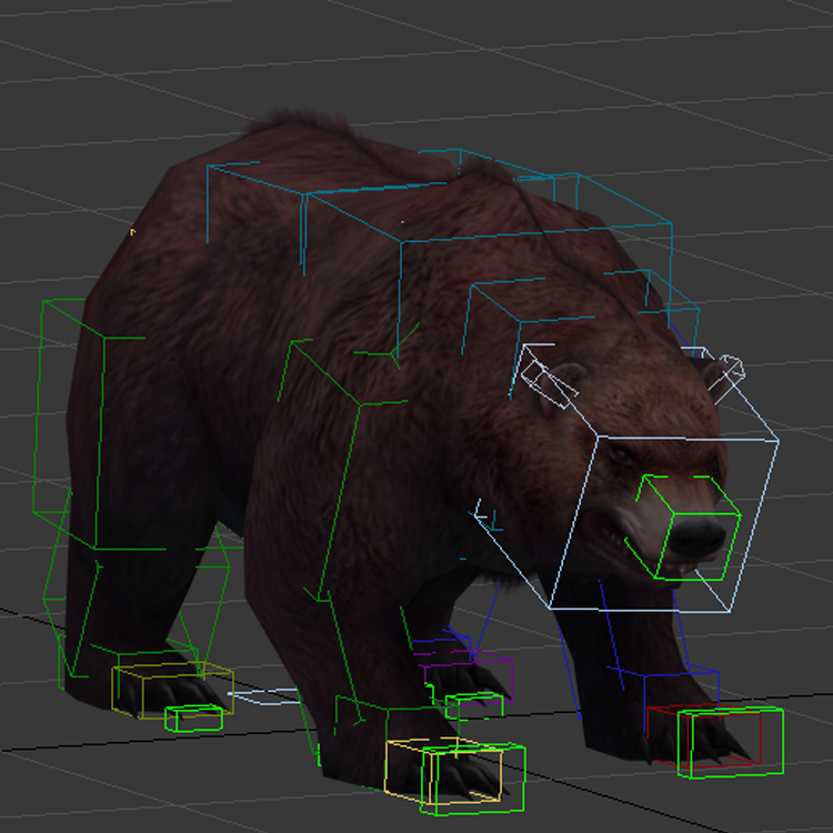(Animal-0025)-3D-Monster Bear-Battle